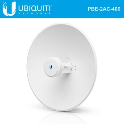 Ubiquiti PowerBeam AC PBE-2AC-400-US airMAX 2.4GHz 802.11ac  - 2 Pack