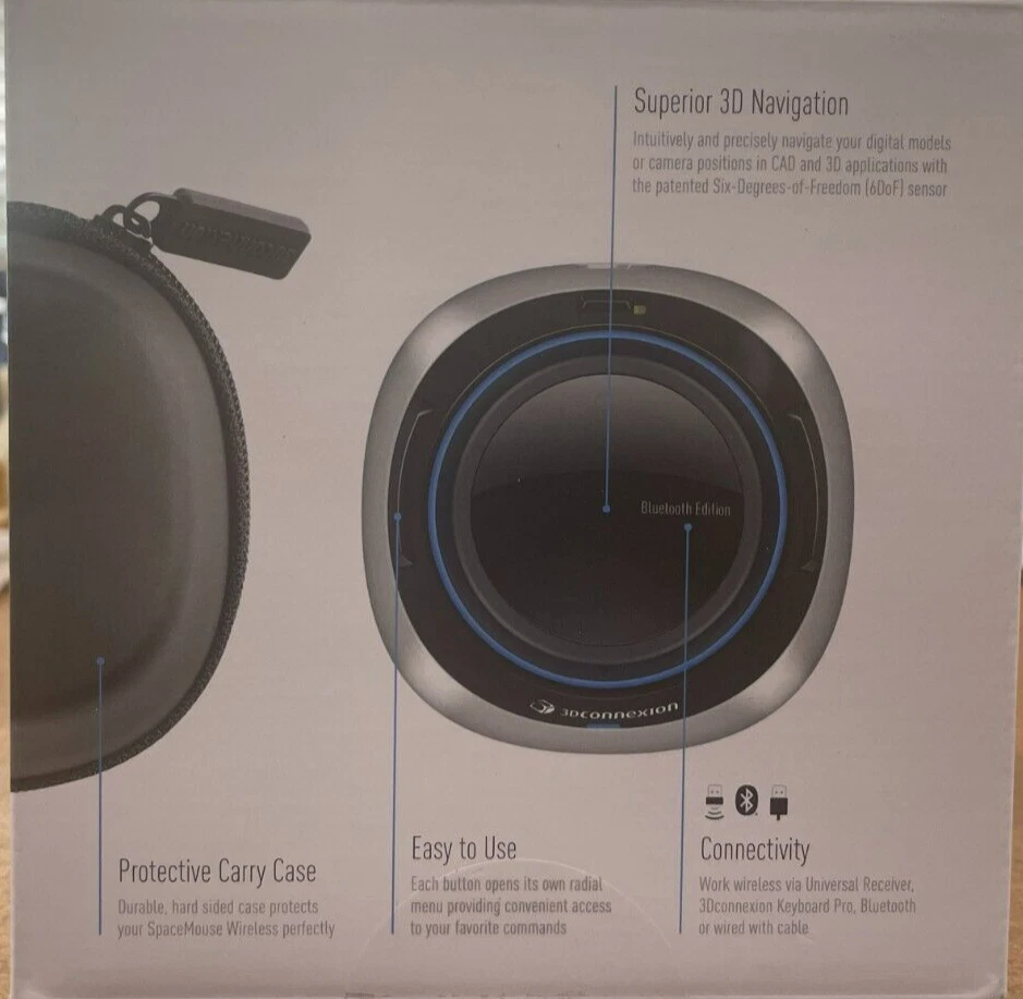 3Dconnexion - 3DX-700115 - SpaceMouse Wireless Bluetooth Edition - Image 2 of 3