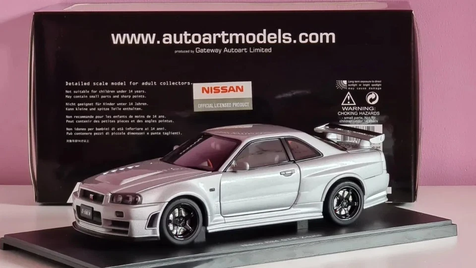 AUTOart 1 18 Nismo R34 GTR Z Tune Nissan Skyline Foto 2 de 4
