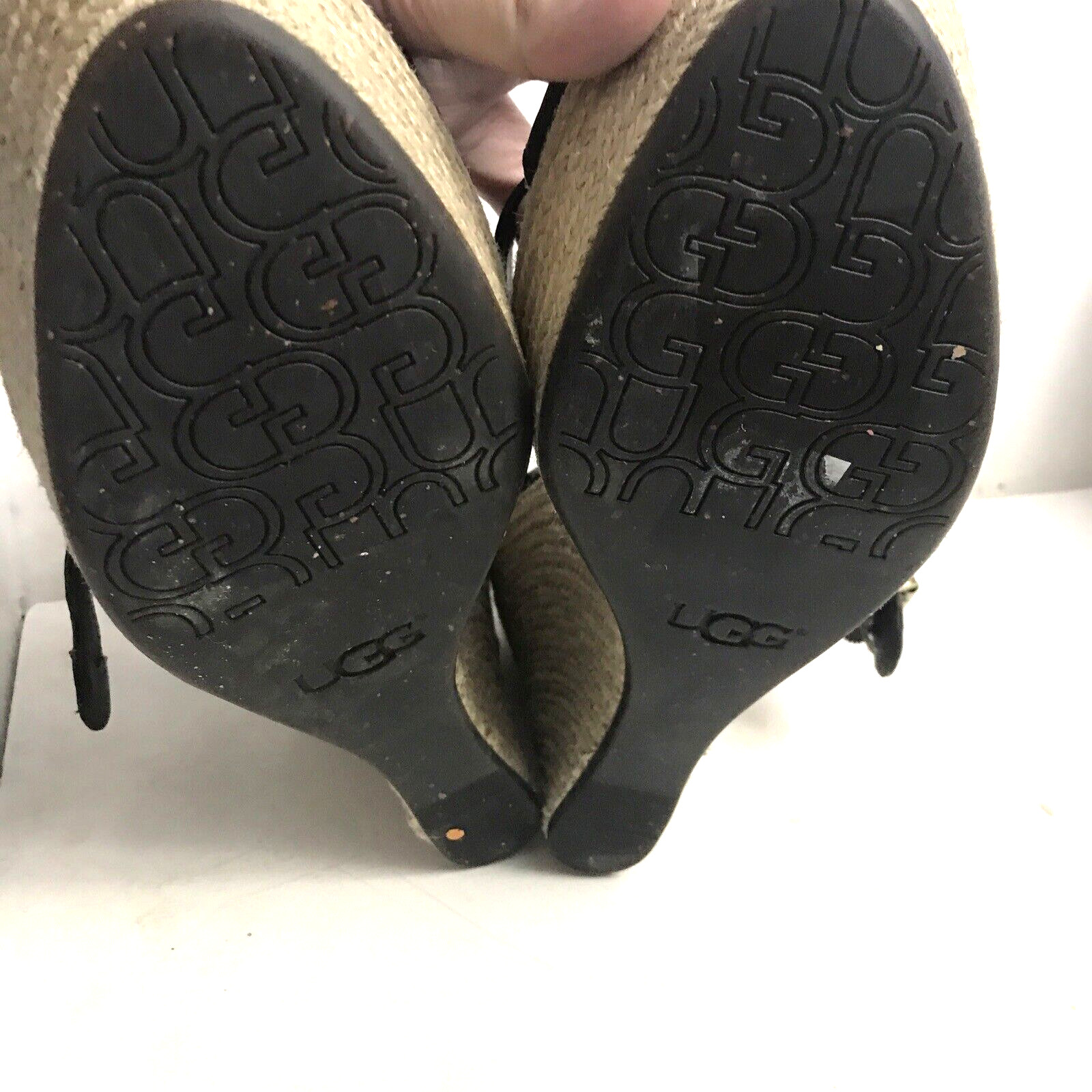 UGG JACKILYN JAVA LEATHER STRAPPY WEDGE SANDALS H… - image 9