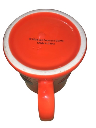 SAN FRANCISCO GIANTS AAA BASEBALL COFFEE MUG. EMBOSSED BUSTER HUGS MUG - Picture 4 of 5