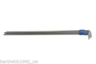 EXTRA LONG 600mm 60cm LONG HEX ALLEN KEY SET 4mm 5mm 6mm 7mm 8mm 10mm