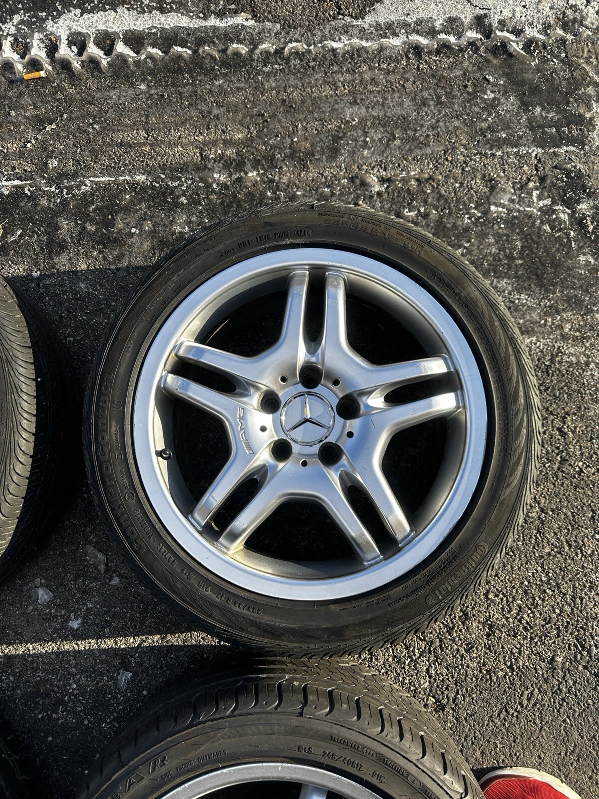 AMG Mercedes-Benz C-class OEM Wheels 17 ” W203 C32 AMG Factory Original ...