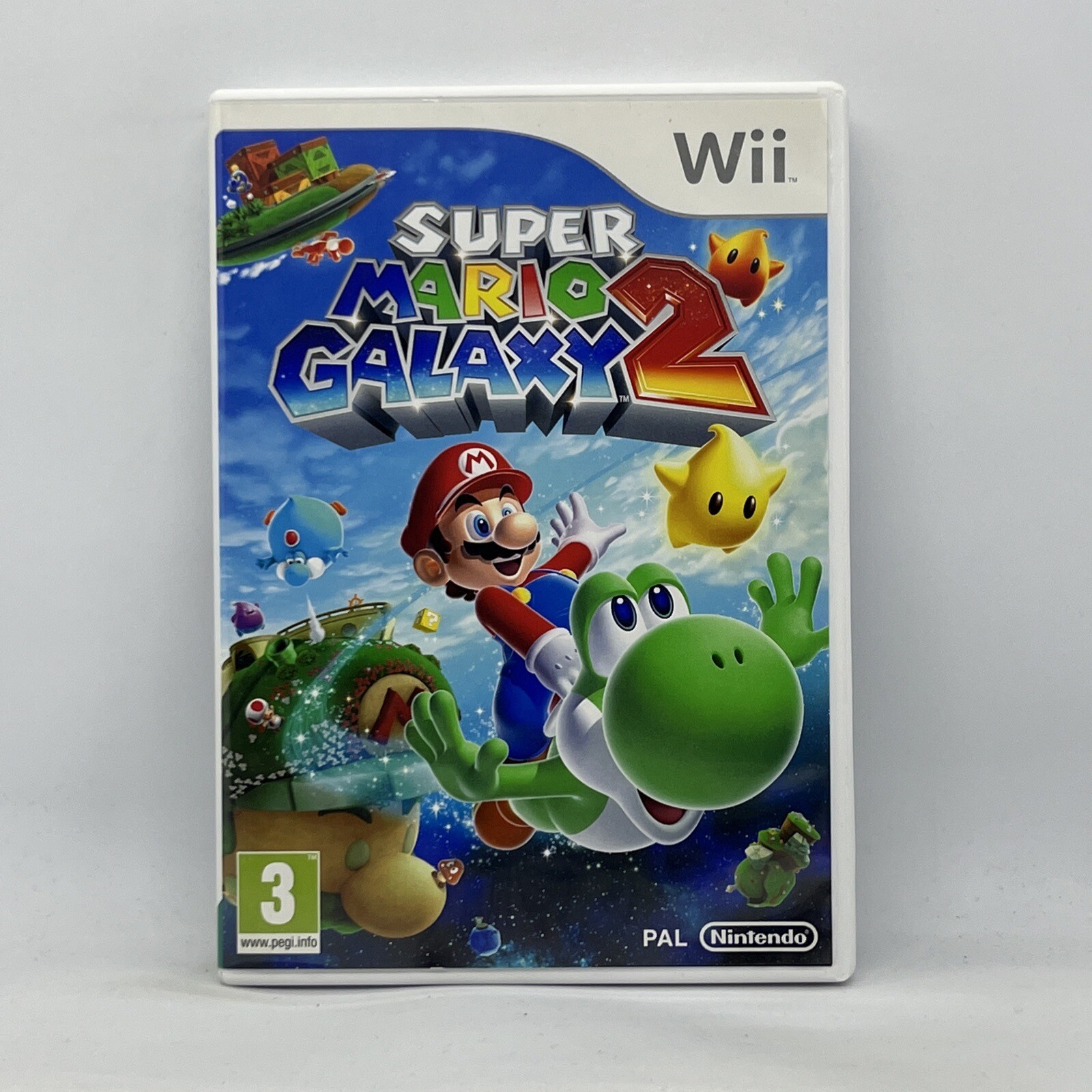 Super Mario Galaxy 2 Two II Nintendo Wii Video Game Free Tracked Post PAL