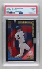2000 Topps Gallery Gallery of Heroes Derek Jeter #GH10 PSA 9 MINT HOF 8uc