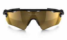 Oakley Radar EV Path OO9208 PRIZM Sunglasses Black Frame Gold Mirrored Lens