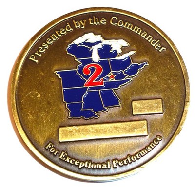 Second Region ROTC Exceptional Leadership Challenge Coin