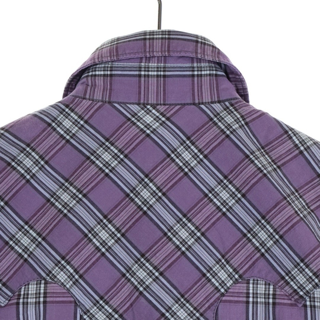 CHROME HEARTS WESTN WESTERN STARBALL BUTTON CROSSPATCH LONG SLEEVE CHECK Used 62 thumbnail 4