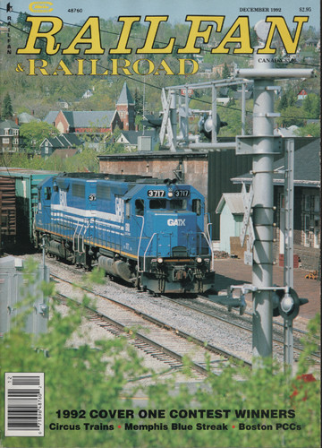 Railfan & Railroad Magazine 1992- December