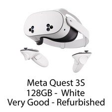 Meta Quest 3S VR Headset (With Controllers) - 128GB