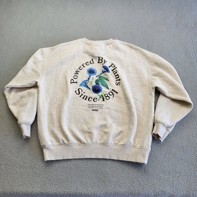 New York Botanical Garden Sweatshirt Mens Large NYBG Plants Graphic Pullover