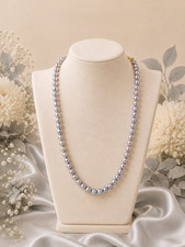 Vintage Grey Pearl Necklace