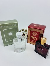 BVLGARI pour Homme -VERSACE Eros Flame MEN MINI PERFUME Miniature FRAGRANCE Set