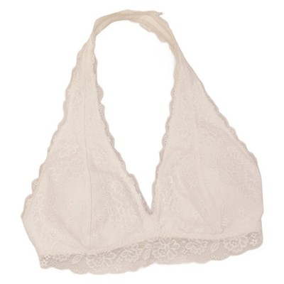 Gilly Hicks, Bralette, Größe: M, Weiß, Blumen, Spitze, Damen #pi3