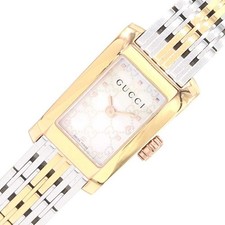 Gucci G-Metro Pink Shell Ladies Watch 8600L YA086516 Stainless Steel Used
