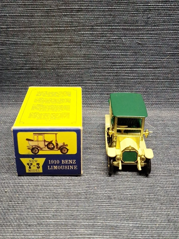 Lesney Matchbox Models of Yesteryear Y-3 1910 Benz Limousine IN Orginal BOX  - Image 2 of 4