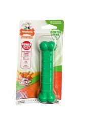 NEW Nylabone Daily Dental Dog Power Chew Toy - Up to 35 LBS Chicken Flavor USA