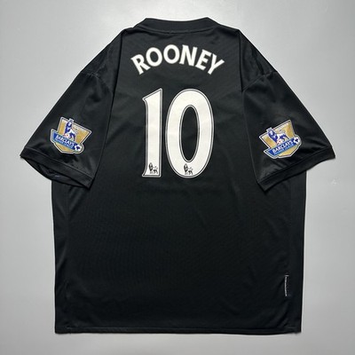 MAN UNITED NIKE 2009/2010 FOOTBALL AWAY JERSEY #10 ROONEY SIZE