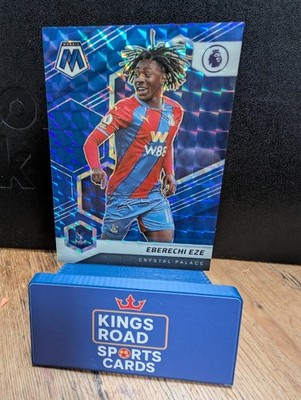 2021-22 Panini Mosaic Premier League - Eberechi Eze #132 Blue Mosaic Prizm /99