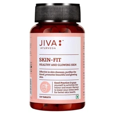 Jiva Ayurveda SKIN-FIT (120 Tablets) Blood Purifier, Useful in Skin Disorders