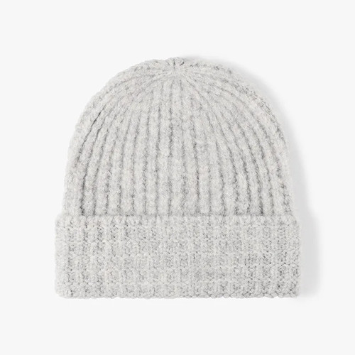 Autumn and Winter Knitted Thickened Warm Beanie for Men, Suitable for Large Head