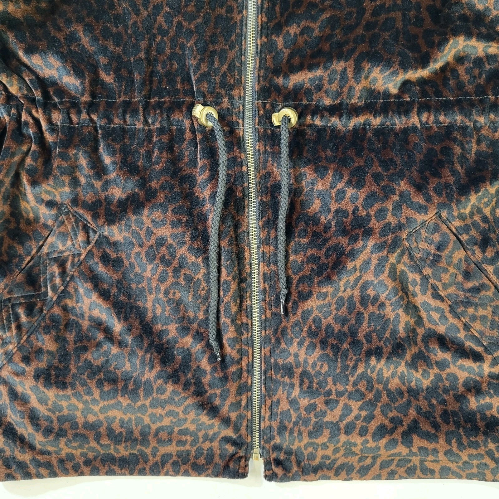 Current Seen Black Leopard Print Reversible Jacke… - image 12