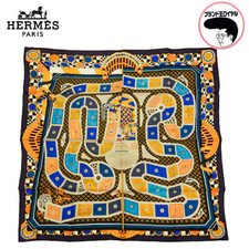 HERMES LE TOUR DU MONDE EN 63 CASES Carre 90 Scarf