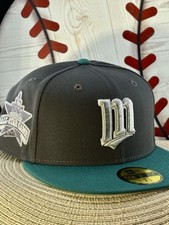 Minnesota Twins New Era 59FIFTY Size 7 1/2 Teal 1994 All-Star Game Hat 1/36  