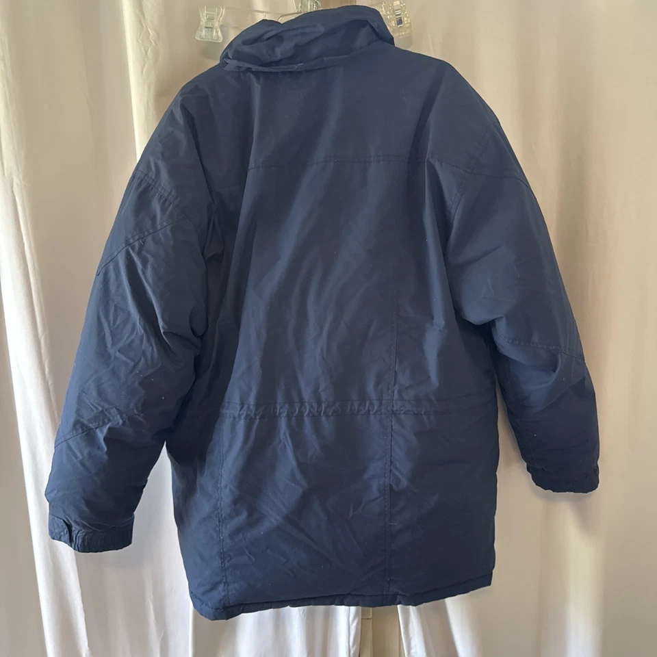 Abrigo acolchado de plumón vintage Charles Klein para hombre talla grande Foto 4 de 4