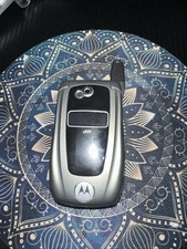 Motorola i850 Nextel Flip Phone Gray Vintage Phone No Charger Untested