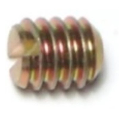 1/4''-20 x 1/4'' Steel Coarse Thread Slotted Headless Set Screws (12 pcs.)