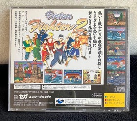 Virtua Fighter 2 Sega Saturn Fighting Game with Insert Japan