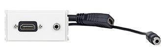 Vivolink WI221276 Outlet Panel HDMI + AUD . ~E~