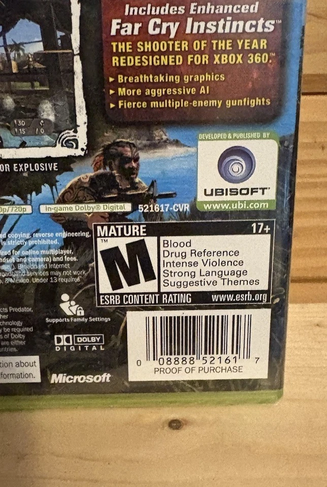 XBOX360 Far Cry: Instincts - Predator - Brand New - Factory Sealed - Image 2 of 4