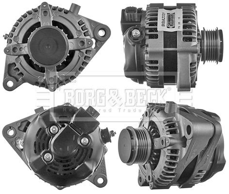 BORG & BECK BBA2331 Alternator 5 Ribs 12V Volltage Fits Toyota Avensis Corolla