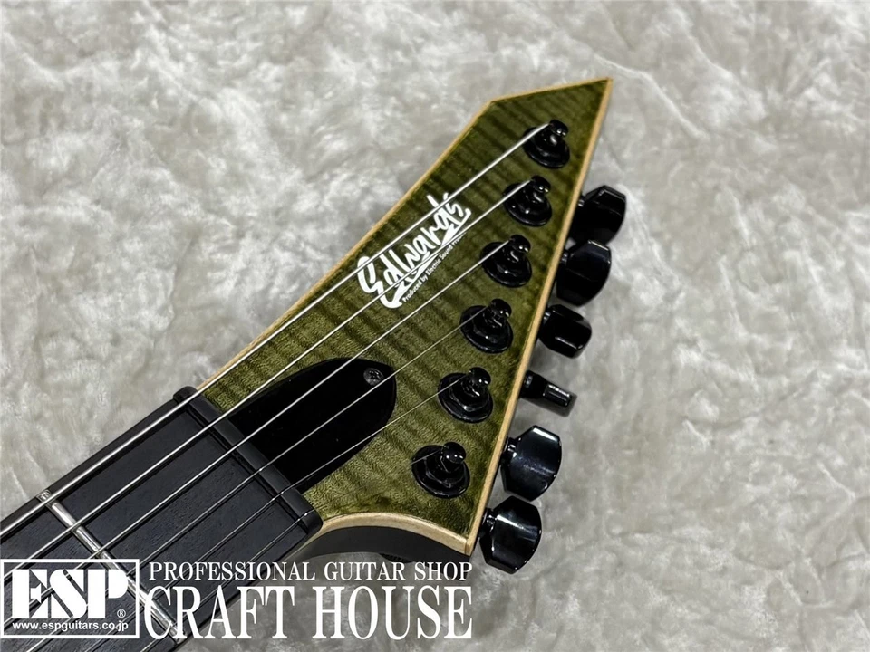 Электрогитара Edwards E-M-II CTM Forest Green 3,20 кг с чехлом гаечным ключом б/у - Изображение 4 из 4