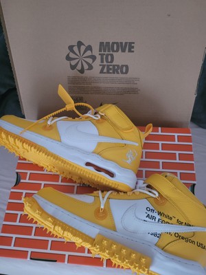 NIKE AIR FORCE 1 MID SP OFF-WHITE VARSITY MAIZE