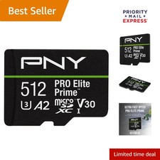 High-Speed 512GB microSDXC   Waterproof  Shock-Proof for Extreme Conditions