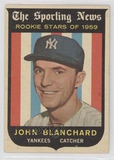 1959 Topps Sporting News Rookie Stars Johnny Blanchard #117 10xs