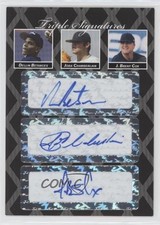 2006 Just Minors Triple Signatures 1/3 JB Cox Dellin Betances J Brent Auto 7xr