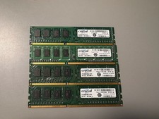 Crucial 16GB 4x4GB UDIMM 1600 MHz PC3-12800 DDR3 SDRAM Memory