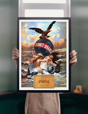 Fernet-Branca 1904 POSTER PRINT A1 Drink Advert Nouveau Vintage Italian