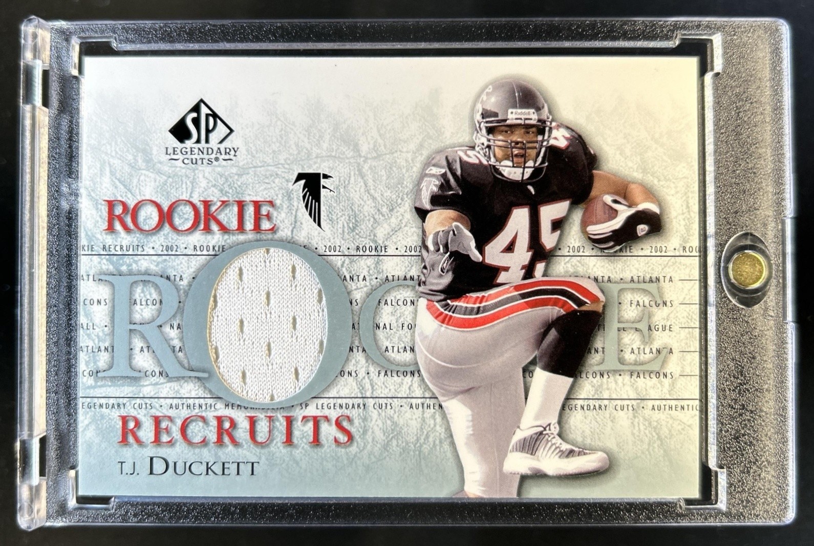 TJ Duckett SP Legendary Cuts Rookie Recruits #RRTJ Base
