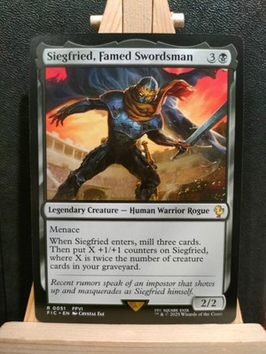 Siegfried, Famed Swordsman - Final Fantasy Commander - Rare - NM (siehe Bilder) MTG