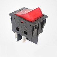 Interrupteur 1PC RK1-03 4 broches 2 positions 16A 250VAC lampe rouge pour SOKEN