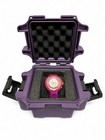Invicta Angel 23575 Ladies Watch Purple Silicone Band Blue Dial w Dive Case — photo 1