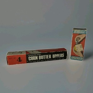 Kitchen Gadgets Citrus Juicer And 4 Corn Butter Uppers Original Boxes VTG 