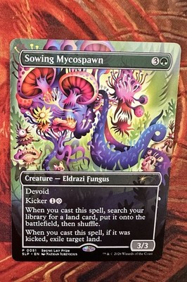 Sowing Mycospawn MINT Secret Lair Showdown RCQ Top8 Promo nonfoil