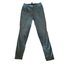 Kerrits Knee Patch Breech Youth Size L Blue Drawstring Stretch Leggings