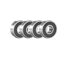 4PCS 606 2RS Double Rubber Sealed Steel Miniature deep Groove Ball Bearings